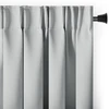 Pilka užuolaida su kilpomis Blackout AmeliaHome 140 × 175 cm