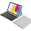 Pilkas iPad“ klaviatūros dėklas su rašikliu