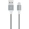 Pilkas Micro USB įkrovimo laidas Devia Pheez Series, 1 m