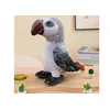 Lean Toys Pliušinis papūgos žaislas, 20 cm