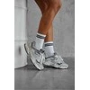 Pilki moteriški sportbačiai New Balance