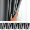 Pilkos užuolaidos su kilpomis Blackout AmeliaHome 200 × 270 cm