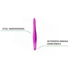 Activeshop Plieninis pincetas Nghia N-425, violetinis