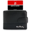 Vyriška odinė piniginė Pierre Cardin YS607 323A juoda
