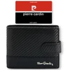 Vyriška odinė piniginė Pierre Cardin YS607 324A juoda