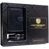 Piniginės ir diržo rinkinys vyrams Peterson PTN SET N4L-DOT