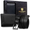Piniginės ir diržo rinkinys vyrams Peterson PTN SET N992-DOT