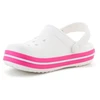 Pink CROCS CROCBAND vaikiškos klumpės, baltos/rožinės (Rožinis CRUSH), 207006-6WU