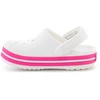 Pink CROCS CROCBAND vaikiškos klumpės T Baltas/Rožinis CRUSH 207005-6WU