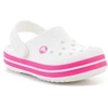 Pink CROCS CROCBAND vaikiškos klumpės T Baltas/Rožinis CRUSH 207005-6WU