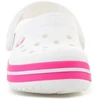 Pink CROCS CROCBAND vaikiškos klumpės T Baltas/Rožinis CRUSH 207005-6WU