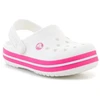 Pink CROCS CROCBAND vaikiškos klumpės T Baltas/Rožinis CRUSH 207005-6WU