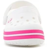 Pink CROCS CROCBAND vaikiškos klumpės T Baltas/Rožinis CRUSH 207005-6WU