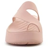 Pink CROCS GETAWAY PLATFORM TOE LOOP sandalės, spalva: Rožinė Caramel, 210834-7AF