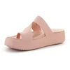 Pink CROCS GETAWAY PLATFORM TOE LOOP sandalės, spalva: Rožinė Caramel, 210834-7AF