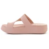 Pink CROCS GETAWAY PLATFORM TOE LOOP sandalės, spalva: Rožinė Caramel, 210834-7AF