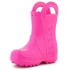 Pink CROCS HANDLE IT vaikiški lietaus aulinukai, Rožinis CRUSH, 211056-6TW