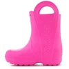 Pink CROCS vaikiški guminiai batai HANDLE IT RAIN BOOT Rožinis CRUSH 211052-6TW