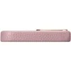 Pink iCarer Litchi Premium odinis dėklas iPhone 14 Plus magnetinis odinis dėklas su MagSafe Rožinė (WMI14220711-PK)