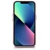 Pink iCarer Litchi Premium odinis dėklas iPhone 14 Plus magnetinis odinis dėklas su MagSafe Rožinė (WMI14220711-PK)
