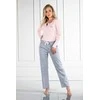 Pink Rožinė Linda Rožinė-Gray pižama