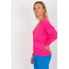Pink Megztinis Sweter Damski LC 8022.04P Fluo Rožinė - Rue Paris