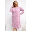 Pink Moteriška naktinukų suknelė Plus Size Forever Rožinė