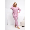 Pink Moteriška pižama didesnių dydžių Forever Rožinė