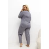 Pink Moteriška pižama Plus Size Forever Rožinė