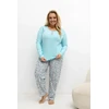 Pink Moteriška pižama Plus Size Forever Rožinė