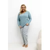 Pink Moteriška pižama Plus Size Forever Rožinė