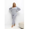 Pink Moteriška pižama Plus Size Forever Rožinė