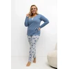 Pink Moteriška pižama Plus Size Forever Rožinė