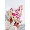 Pink Moterų madingi nėriniuoti sportiniai bateliai Smėlio spalvos-Rožinė Chillout!