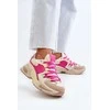 Pink Moterų madingi nėriniuoti sportiniai bateliai Smėlio spalvos-Rožinė Chillout!
