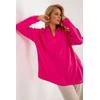 Pink Sweter Damski LC 2261.00P Fluo Rožinė - Rue Paris