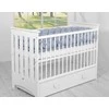 My Sweet Baby Pintas lovytės bumperis XXL – pastelinis mėlynas