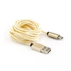 Pintas USB-A į USB-C kabelis 1,5 m, auksinis
