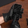 Pirštinės skórzane moterims juoda polar touch finger na dotyk BELTIMORE K40