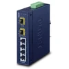 Šakotuvas PLANET IGS-620TF tinklo komutatorius Ne-valdomas Gigabit Ethernet (10/100/1000) Mėlyna