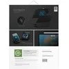 Planšetės dėklas iPad Air 13″ / Pro 13″ 2024 juodas Uniq Axel