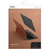 Planšetės dėklas klaviatūra iPad 11″ rudos spalvos magnetinis Uniq Venno Pro