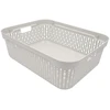 Grandininis pjūklas Plastikinė dėžutė su dangčiu, 30×20×9 cm BALTA