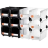 VEVOR Plastikinės sandėliavimo dėžutės 37.7 x 21.5 x 18 cm