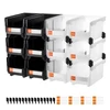 VEVOR Plastikinės sandėliavimo dėžutės 37.7 x 21.5 x 18 cm