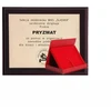 Plastikinis diplomas su graviravimu ant laminato + dėklas 250x200 mm