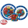 Plastikinių indų rinkinys Žmogus voras ( Spiderman )