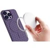 Hurtel MagSafe Woven Apple iPhone 15 Pro – dėklas telefonui violetinės spalvos
