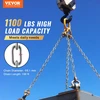VEVOR Cinkuota plieninė grandinė 5 mm x 30,5 m 498 kg