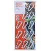 BLACK &amp; DECKER Plieno karabinas 12 vnt. juodas + DECKER